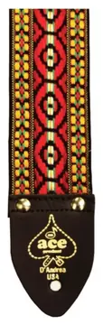 D'Andrea Bohemian Red 2" Strap