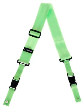 Dimarzio ClipLock® Quick Release Guitar Strap 2" Neon Green