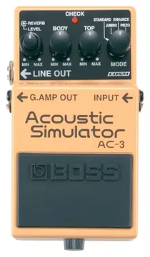 Boss AC3 Acoustic Simulator gitaar effect pedaal