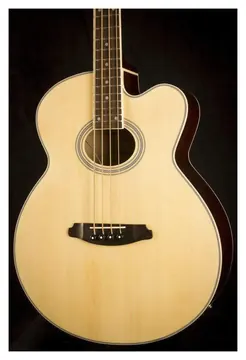 Aria Feb-30M Natural Acoustic Bass Guitar