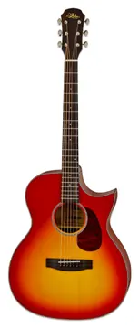 Aria 101CE MTCS Acoustic Cutaway Electro Acoustic Matte Cherry Sunburst