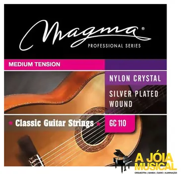 Encordoamento Magma GC110 Violão Nylon Tensão Média