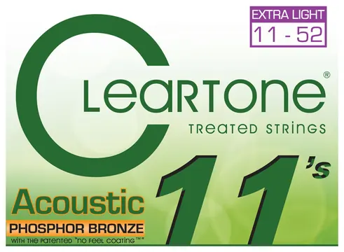 Cleartone 7411 Acoustic EMP Cst. Light 011-052 Phosphor/Bronze. Saiten für Westerngitarre