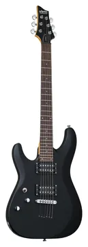 Schecter C-6 Deluxe LH Satin Black