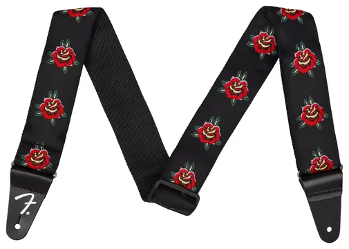 Fender Rose Strap Red 2"