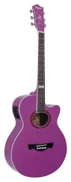 Tagima Dallas LPK America Series Mini Jumbo De Aço Rosa C/ Afinador
