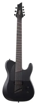 Schecter PT-7 MS Black Ops Satin Black Open Pore
