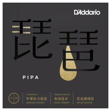D'Addario PIPA01 Pipa String Set (Medium Tension, 28.5'' Scale Length)