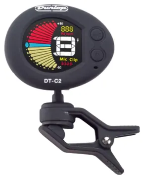 Dunlop Afinador de Clip Cromático Dunlop Deluxe - Modelo DT-C2