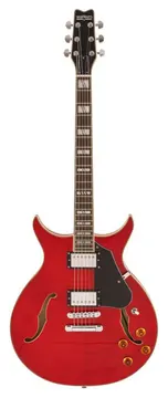 Washburn Hawk SH35TR - Wing Series - Hollowbody - Trans Red