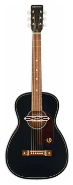 Guitarra Eletroacústica Gretsch Jim Dandy Deltoluxe Parlor Black Top com Pickup