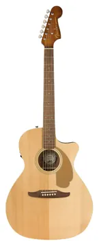 Fender Newporter Player Natural Chitarra Acustica Elettrificata