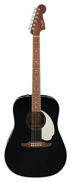 Fender California Standard Redondo Dreadnought Acústico Preto