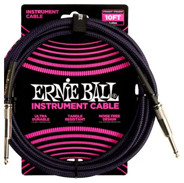 Ernie Ball Jack Droit/Droit 3m Tissé 6393