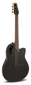 Ovation Pro Series Elite 1868TX Super Shallow Black Textured