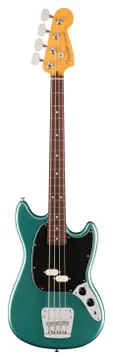 Fender American Professional Classic Mustang Bass touche palissandre Faded Sherwood Green Metallic