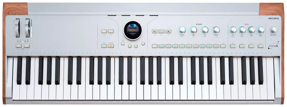 Arturia AstroLab 61 touches silver
