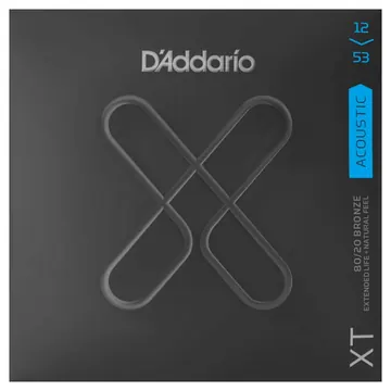 D'ADDARIO Encordoamento Para Violão D'Addario 012 Bronze Xtabr1252 Aço
