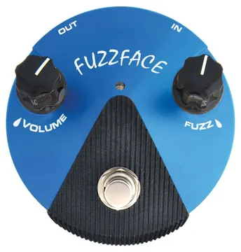 Dunlop FFM1 Pédale D'effet "fuzz Face" Silicon Blue