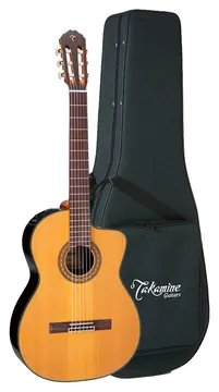Takamine Japonês EC132SCN NAT Natural Eletroacústico Nylon C/ Case