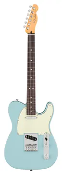 Fender 75th Anniversary Player II Telecaster Electric Guitar, Daphne Blue, RW