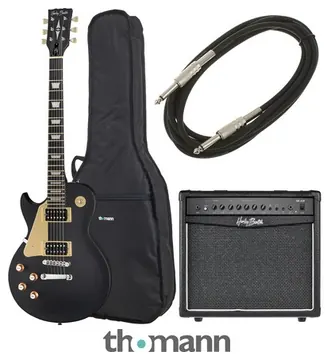 Harley Benton SC-400LH SBK Classic Se Bundle