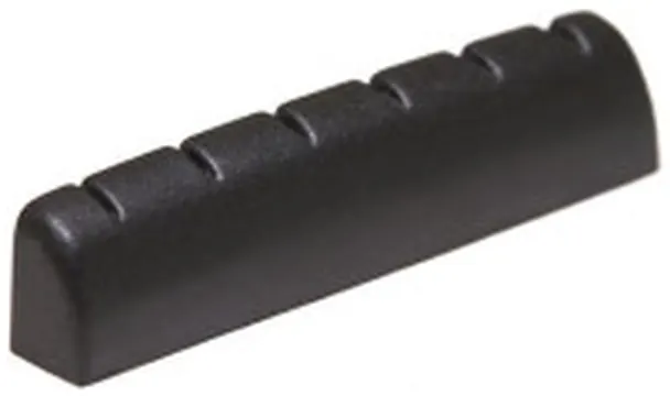 Graphtech Capotasto in Black Tusq con sedi per chitarra acustica/elettrica 6 corde (ideale per le chitarre acustiche ed elettri