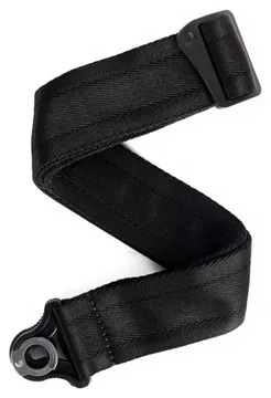 D'Addario 50BAL00 AUTO LOCK GUITAR STRAP BLACK Tracolla per Chitarra e Basso