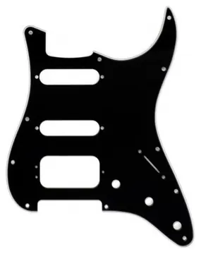 Fender Golpeador Stratocaster HSS 11-Hole Negro 3 Capas