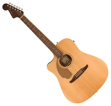 Fender Redondo Player Left-Handed Walnut Fingerboard Gold Pickguard Natural