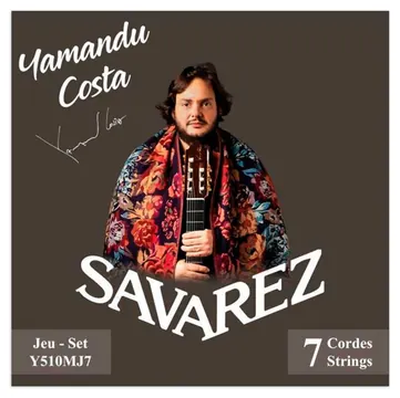 Jogo de Cordas Savarez Y510MJ7 Flamenco Yamandu Costa 7 Cordas Alta Tensão