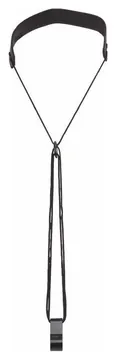 D'Andrea Classical Guitar Strap Vinyl/String (1200), Black