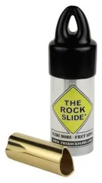 The Rock Slide Polished Brass Slide Size M (inside 19 - length 57.5mm) TRS-MB