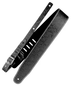 Richter Luxury Guitar Strap Floral Black - 1088