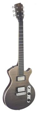 Stagg SVY SPCLDLX FBK Elektrische gitaar, Silveray-serie, model Special Deluxe, met massieve elzenhouten body