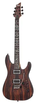 Schecter C-1 Exotic Ebony - Natural Satin