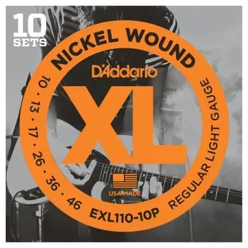 D'Addario EXL110 10-PACK