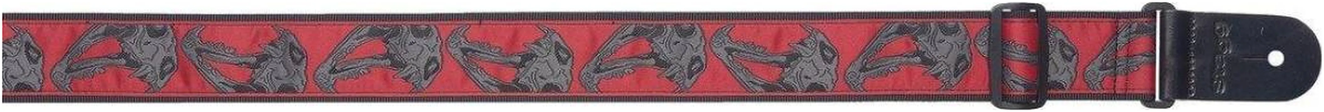 Stagg SWO-SKBEAST RED Gitarrengurt