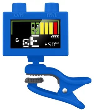 Cherub WST-570LI-BLUE Akku Clip-On Stimmgerät, wiederaufladbar, blau