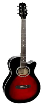 Giannini Aco Eletroacustico Brown Red Burst GSF1D BRB