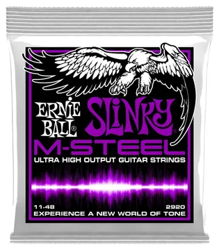 Ernie Ball 2920 Power Slinky M-Steel Set, 11-48
