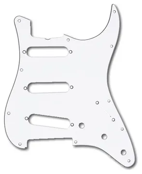 Fender Contemporary Strat SSS Pickguard Parchment