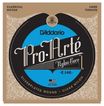 D'Addario EJ46 Pro-Arte Nylon Hard Tension Classical Strings (.029-.044)