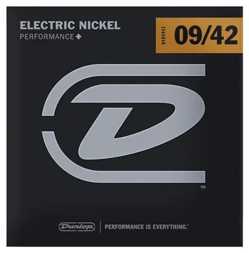 Jim Dunlop DEN0942 Electric Guitar Nickel 9-42 Performance+ Saiten für E-Gitarre