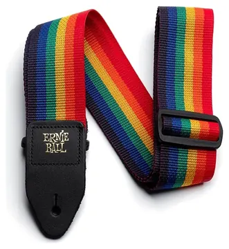 Ernie Ball 4044 Polypro Gitaarband - Regenboog