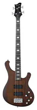 Strinberg Contrabaixo 4 Cordas Ativo Strinberg Sab44 Dw Dark Wood