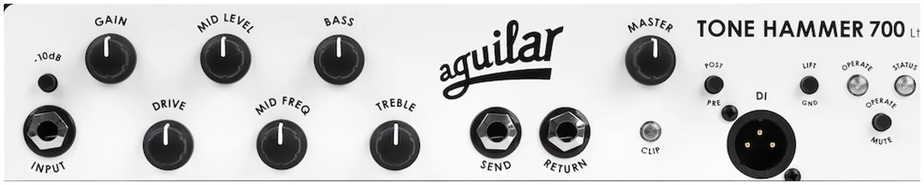 Aguilar TH700WH Tone Hammer 700 Head LTD 700Watt Solid-State Bassverstärker