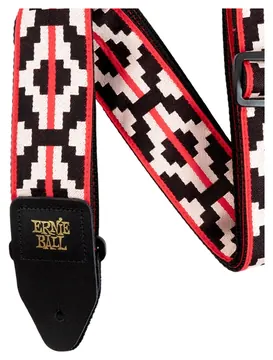 Ernie Ball - 5322 Tracolla Ristra Red Jacquard Strap