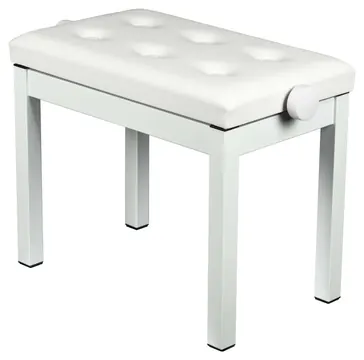 Proel PB60MSSWWH Panca x pianoforte. altez. regol. acciaio vernic. bianco opaco