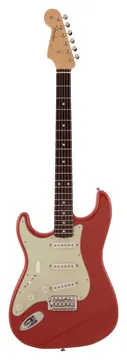 Fender Made In Japan Traditional 60s Stratocaster Fiesta Red Rosewood Fingerboard Left Handed